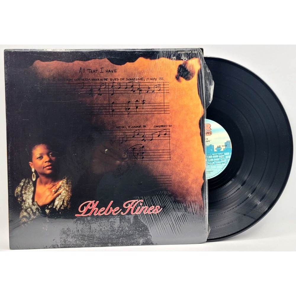 PHEBE HINES - ALL THAT I HAVE - BLACK GOSPEL LP IN SHRINK